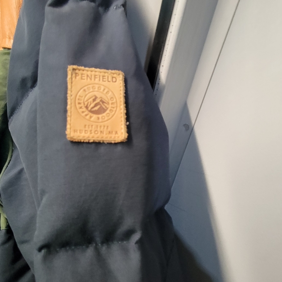 Penfield Tricolor Puffer Jacket - Brown, Green, and Blue - Picture 6 of 13